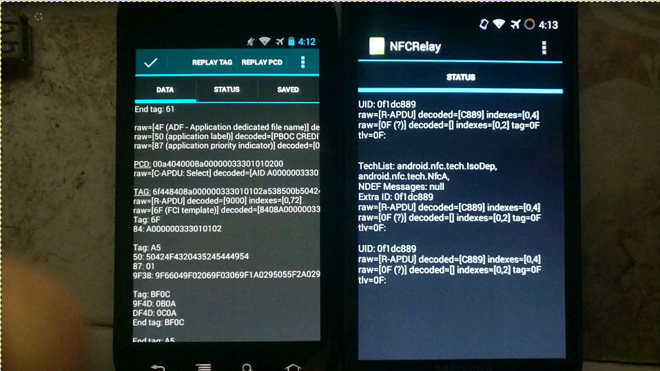 使用安卓手机的NFC功能，借助CM9rom，采用类似MITM中间人攻击的方式，截取非接触IC卡交互数据